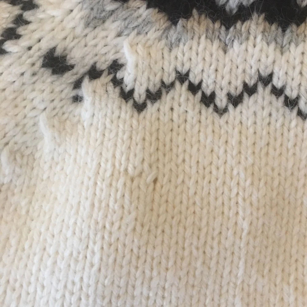 Covington Fair Isle Classic Comfortable Mock Neck Neutral Soft Sweater Size L - Picture 7 of 7